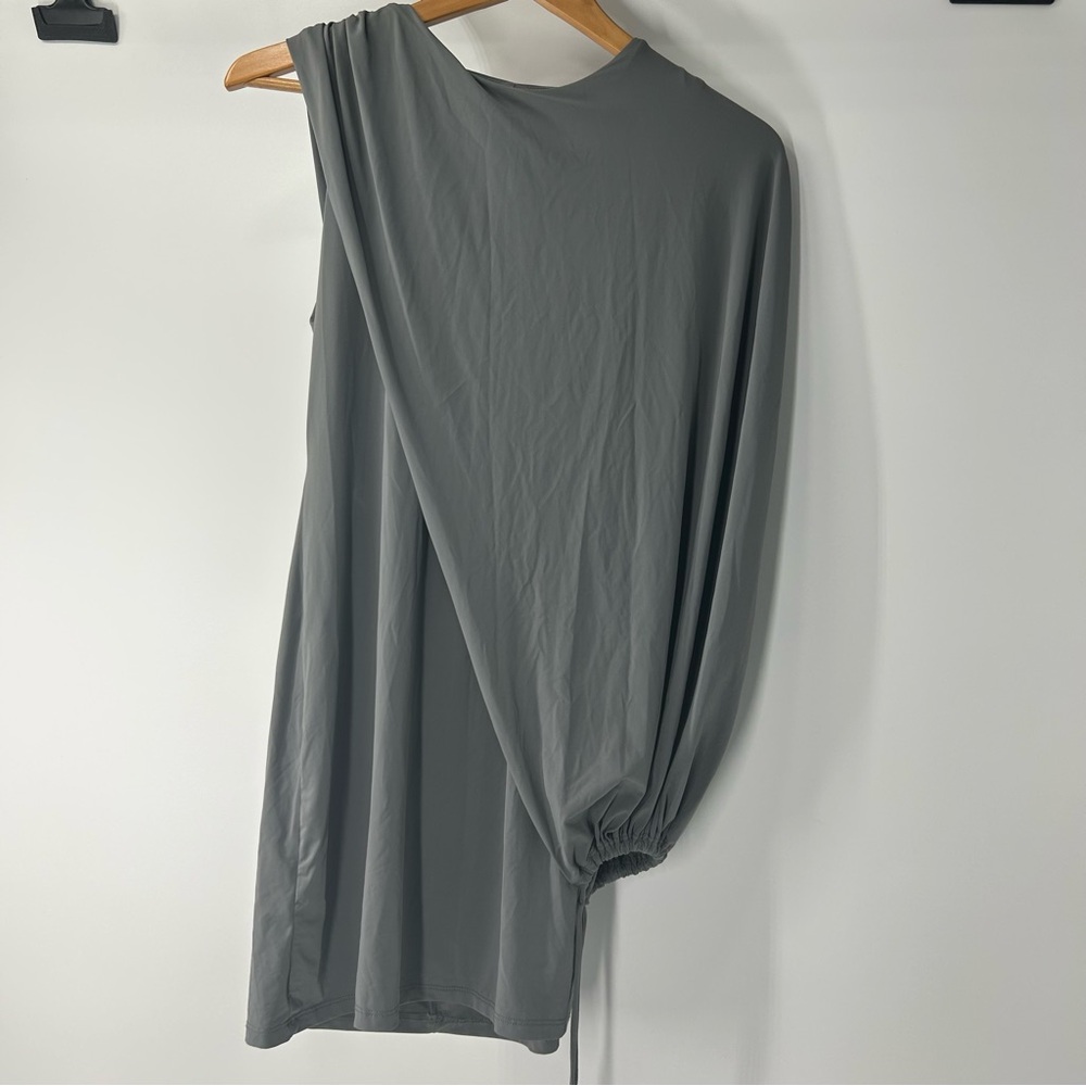 Zara Gray Asymmetrical Dress